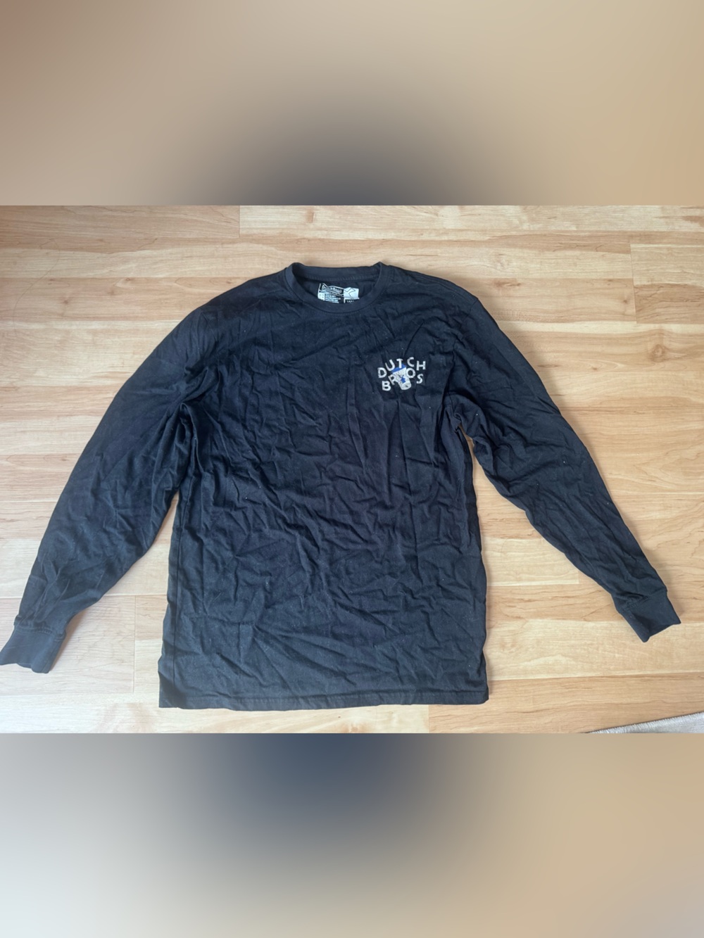 Dutch Bros Black Long Sleeve Logo Tee